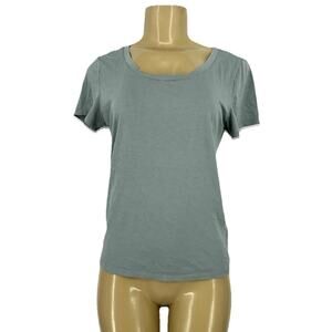 Quince Small Women Round Neck Short Sleeve T-shirt Stretchy Cotton Modal BD14